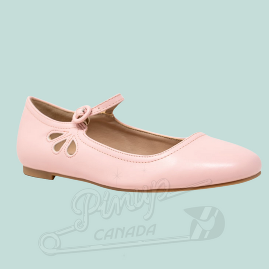 Soft Pink Mary Jane Flats