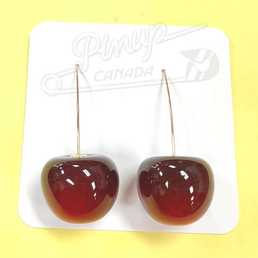Maraschino Cherry Drop Earrings