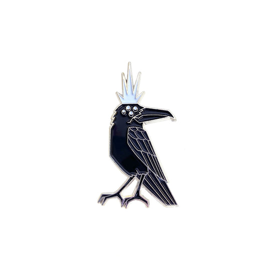 Black Raven Enamel Pin
