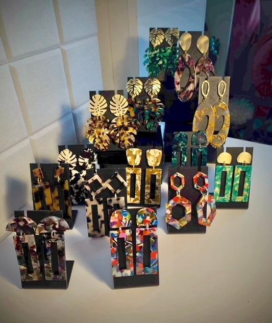 AcryArt Earrings by Velvet Steele