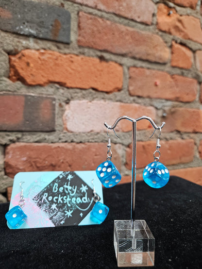 Single Dice Earrings - Classic