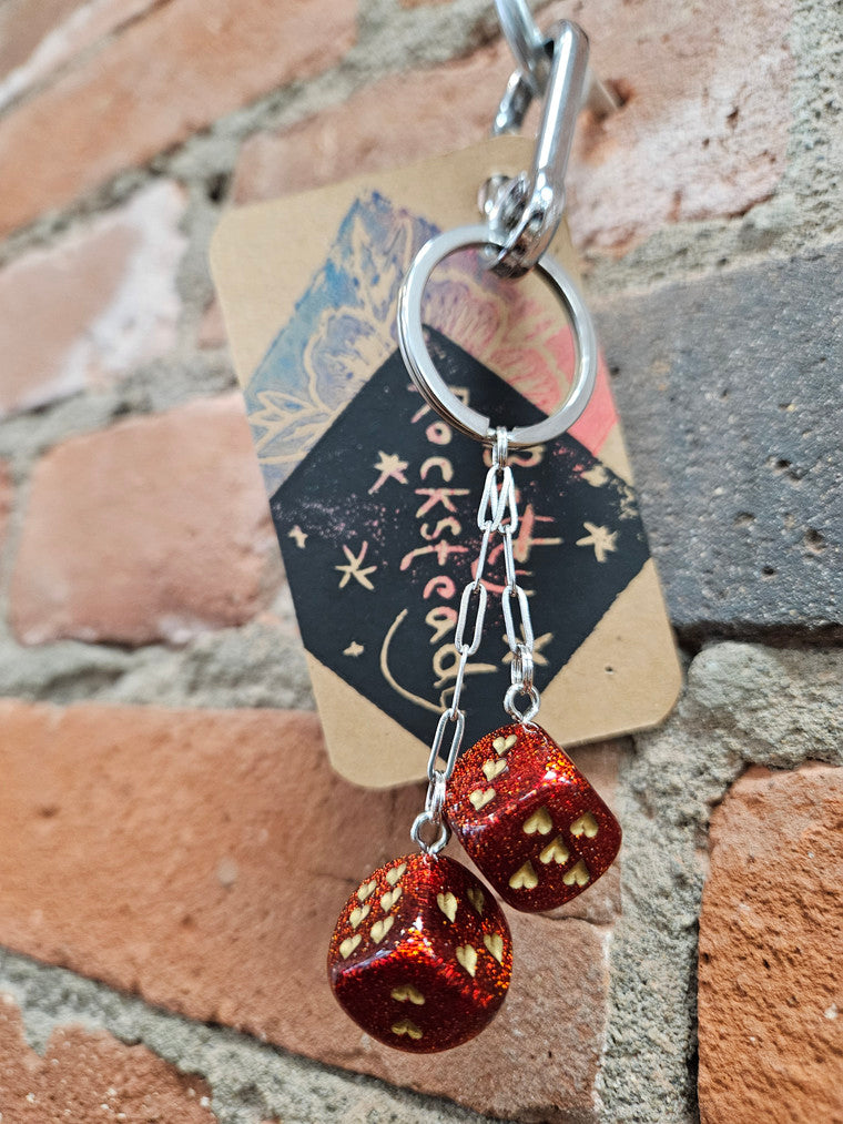 Dice Keychain / Bag Charm