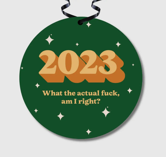 WTF Christmas Ornament