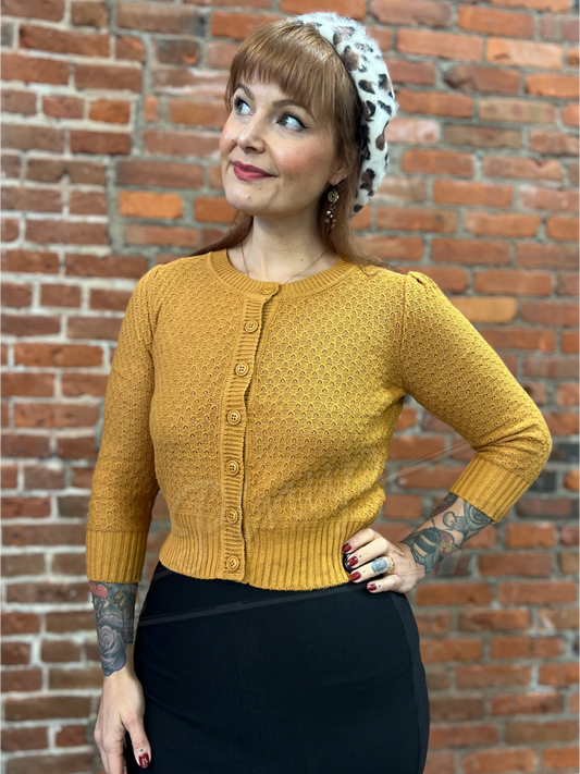 1950's Cozy Cardigan - Bronze