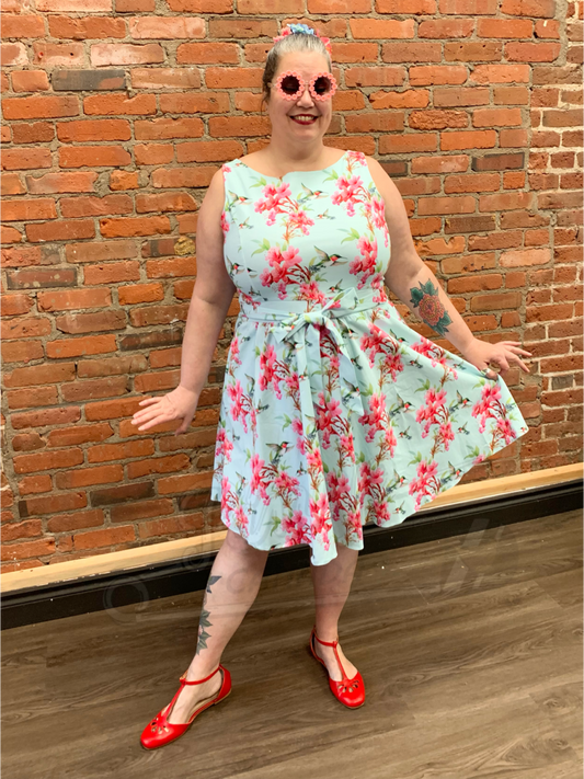 Hummingbird Swing Dress