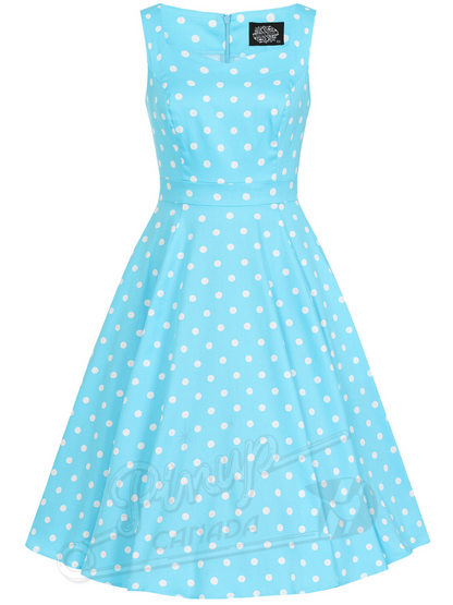 Sock Hop Polka Dot Swing Dress