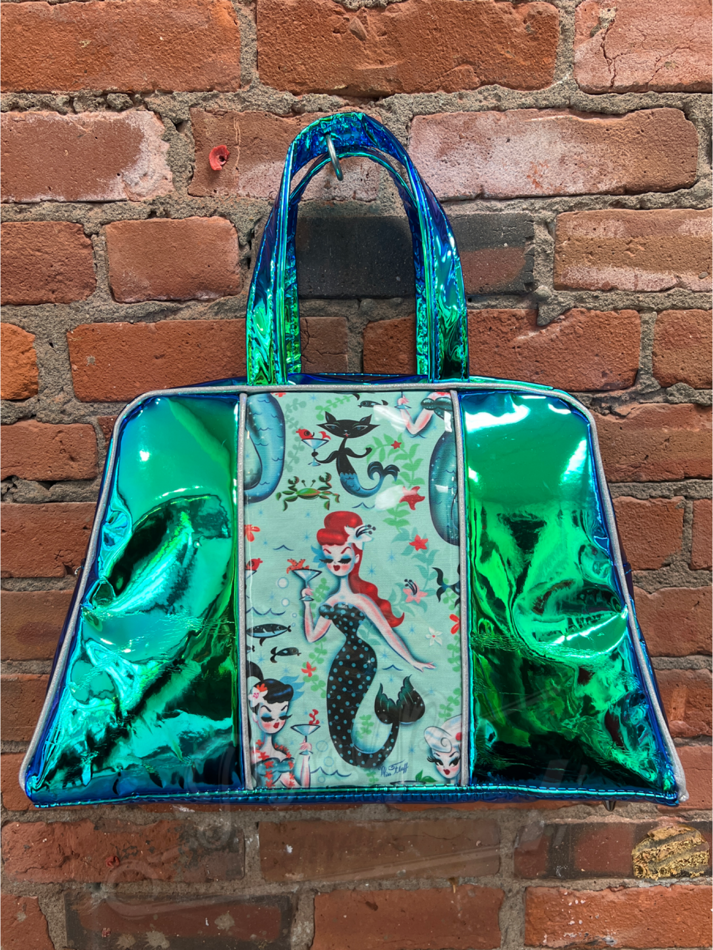 Holographic Mermaids Carry All Purse