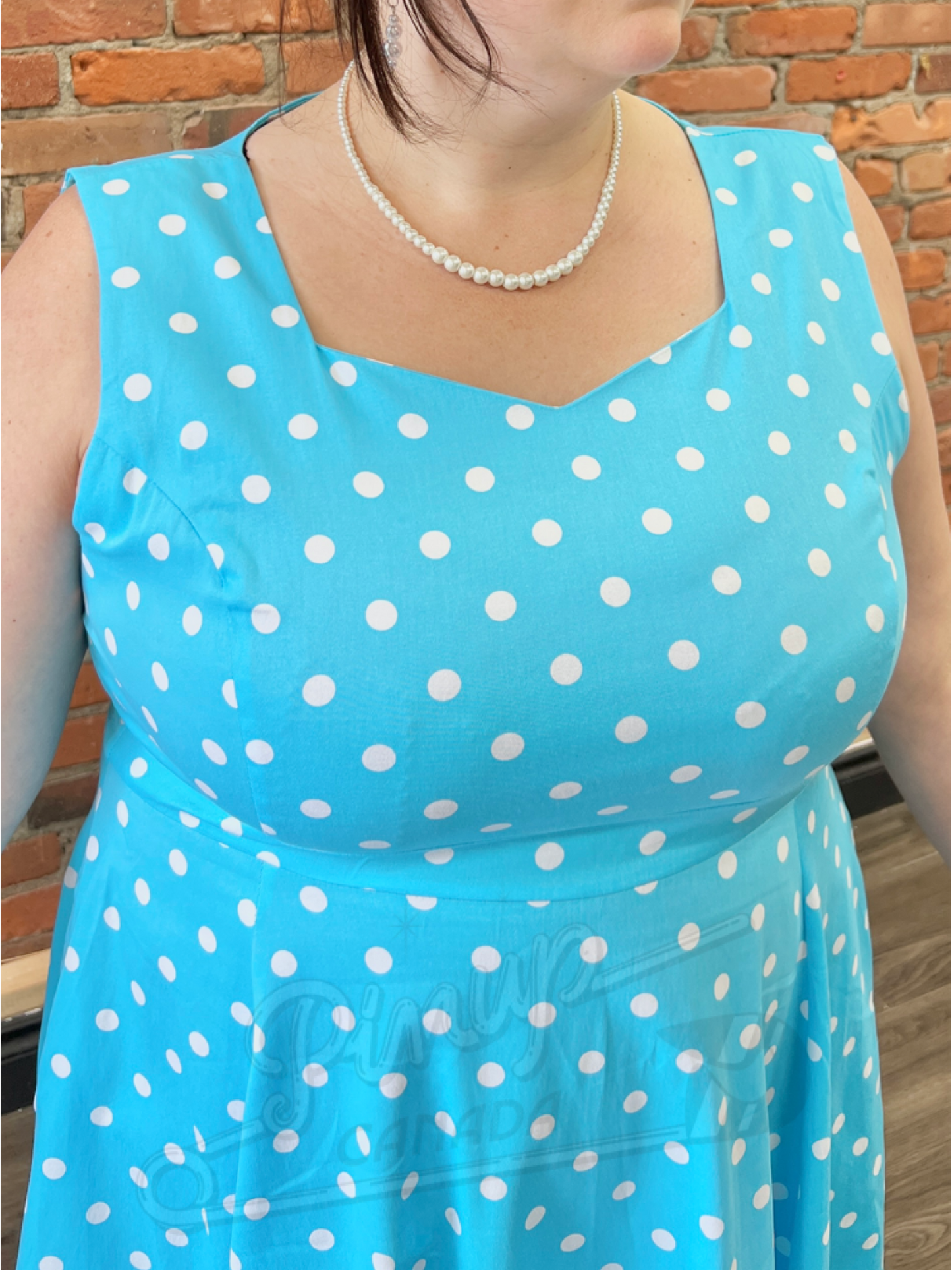 Sock Hop Polka Dot Swing Dress