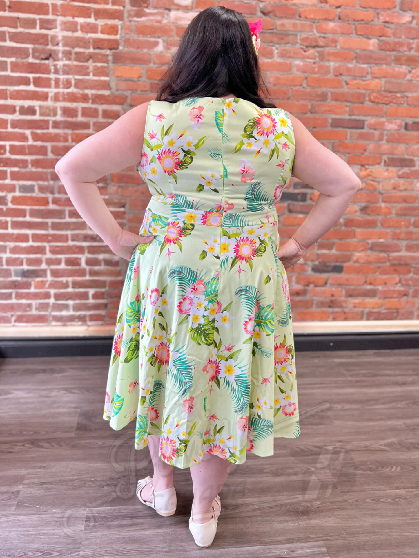 Tropical Paradise Swing Dress