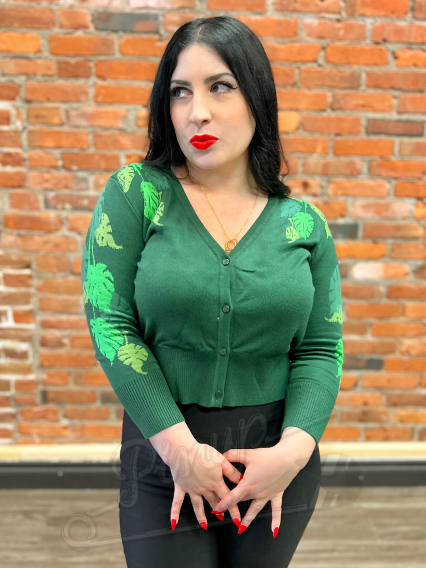 Monstera Cardigan