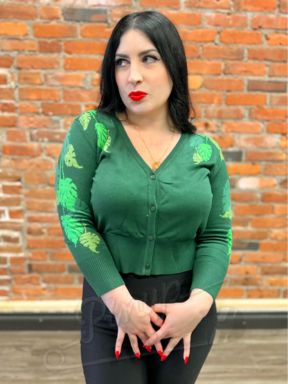 Monstera Cardigan