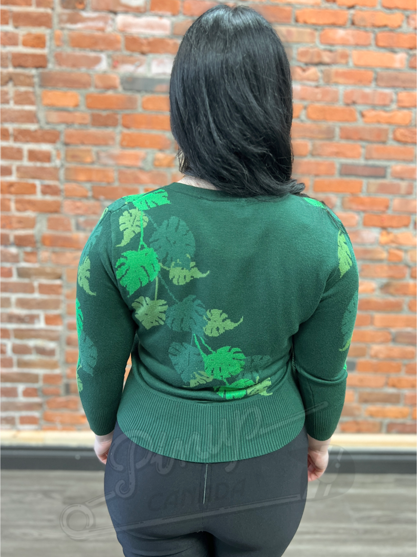 Monstera Cardigan