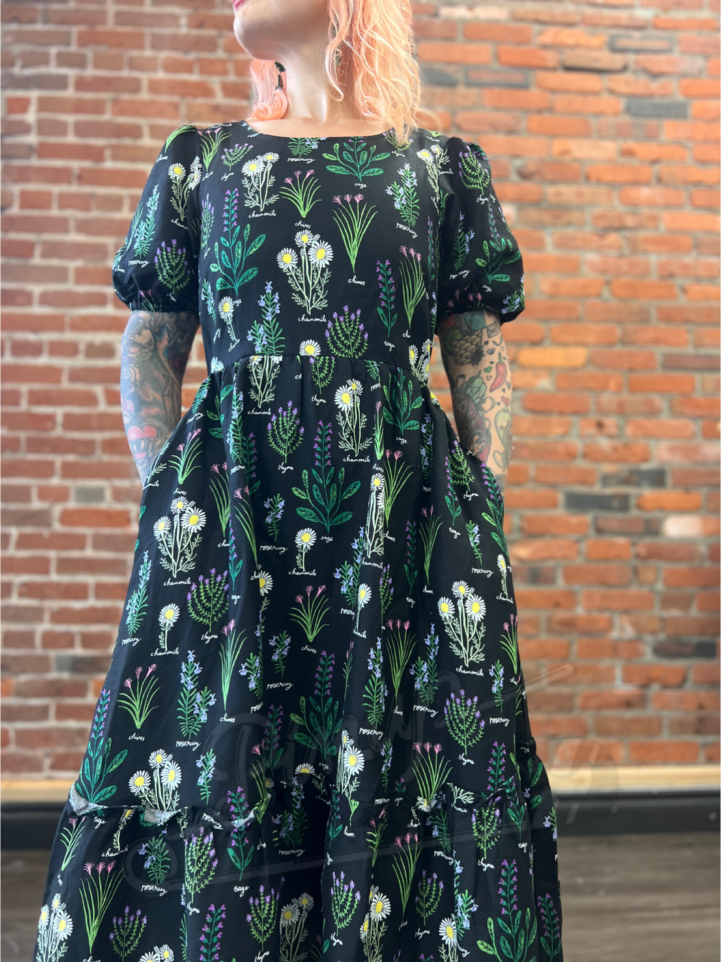 Herb Garden Midi Dress