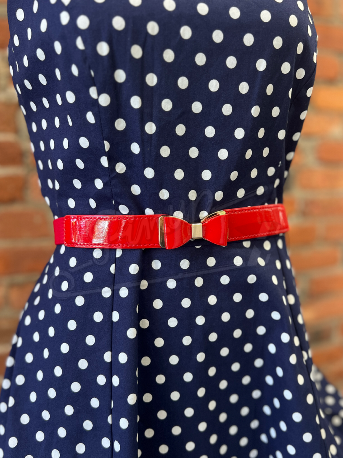 Bow Buckle Stretch Belt