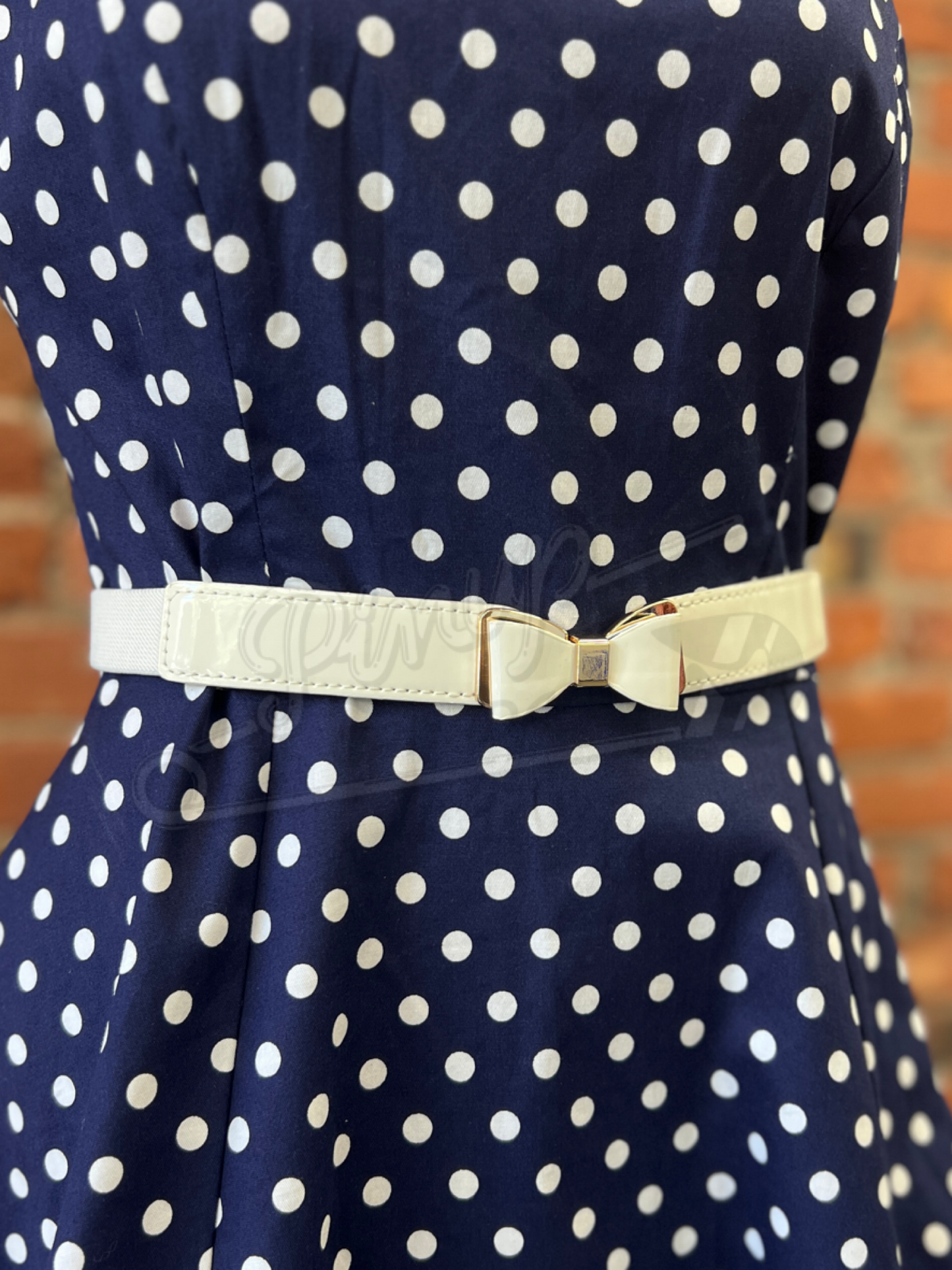 Bow Buckle Stretch Belt