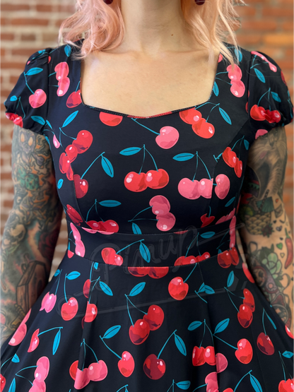 Classic Cherries Swing Dress