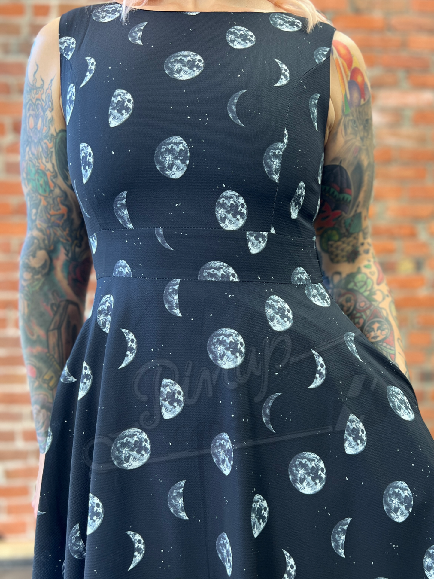 Many Moons Flared Dress