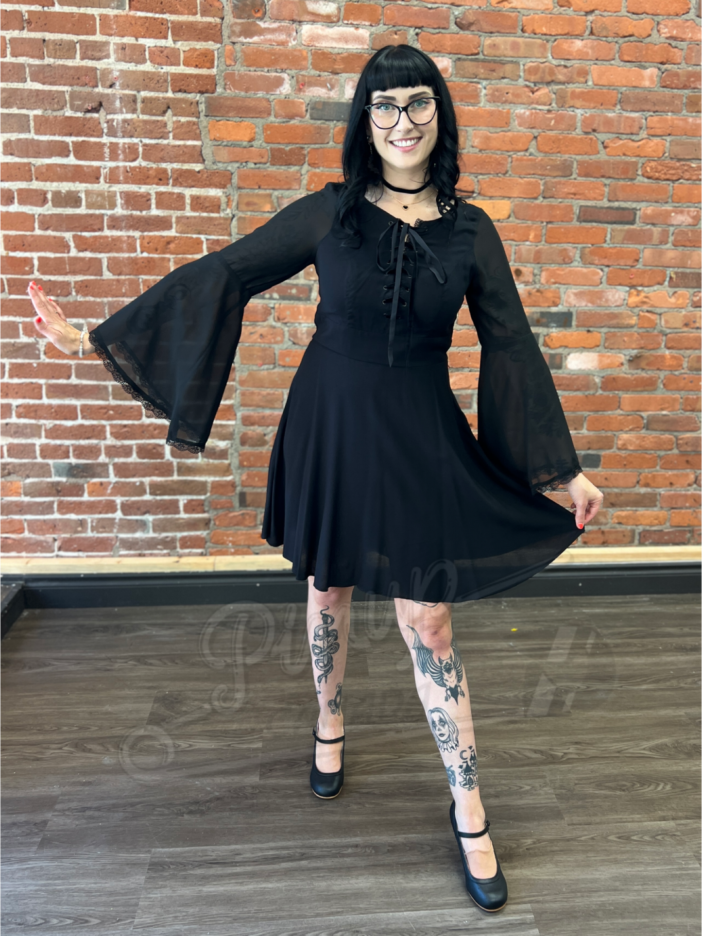 Nadja Bell Sleeve Dress