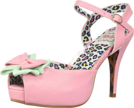 Cutie Pie Peep Toe Bow Pumps