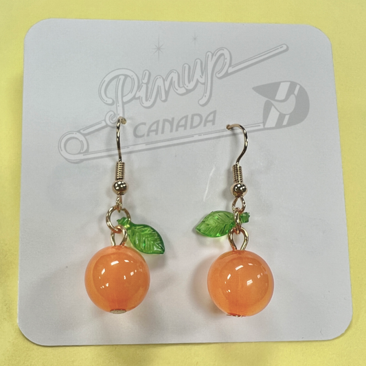 Vitamin C Orange Earrings