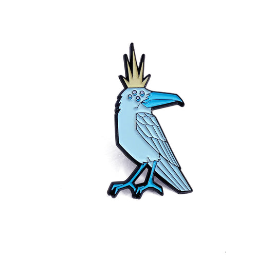 Blue Raven Enamel Pin
