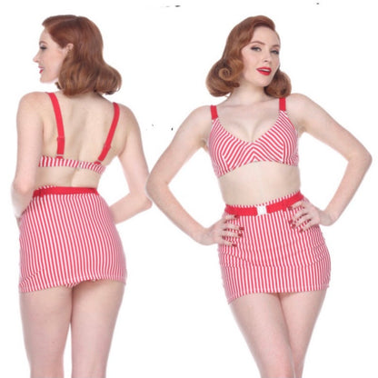 Candy Stripe 2 Piece Swimsuit