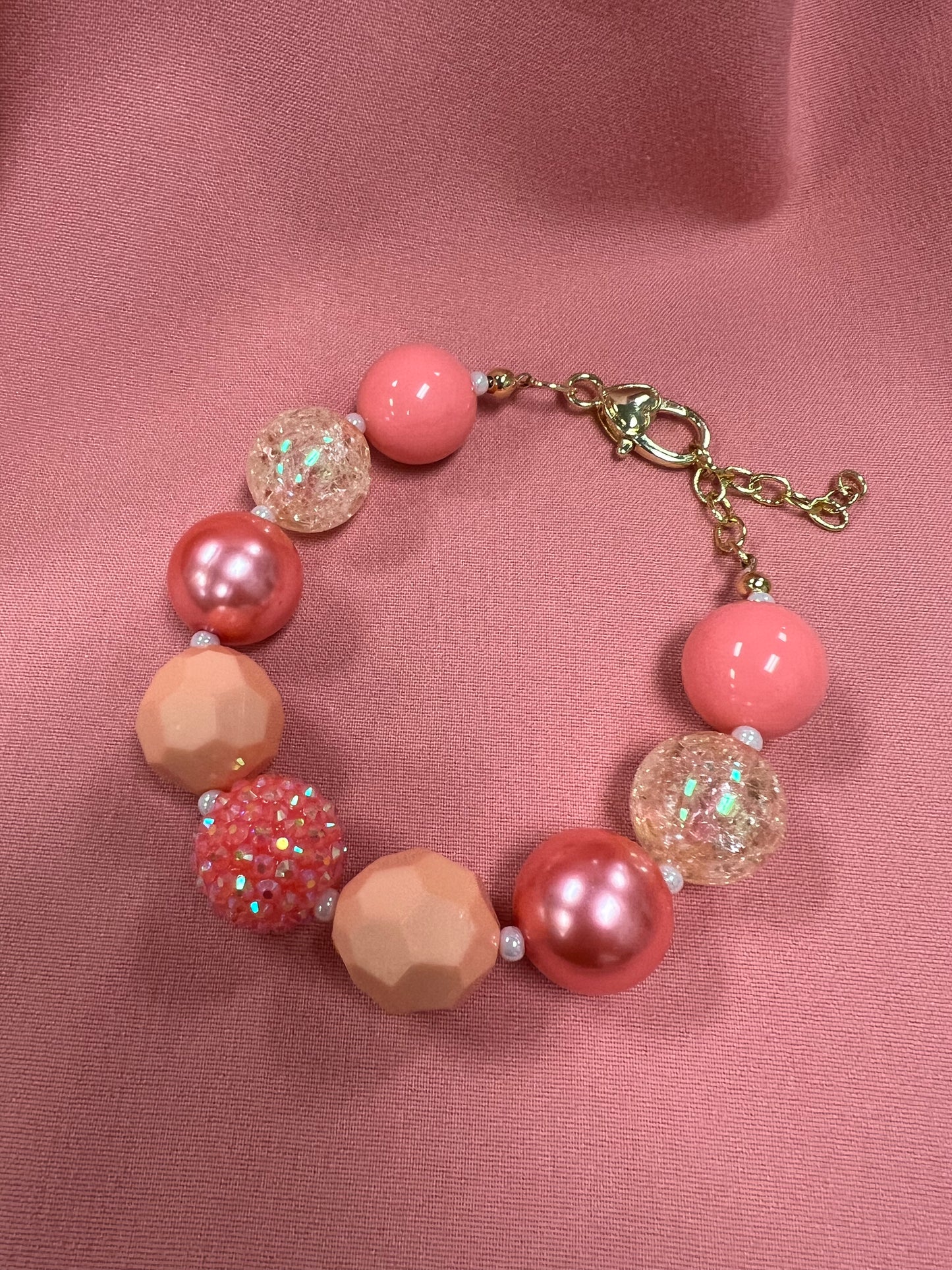 Blushing Peach Glamour Bubblegum Collection