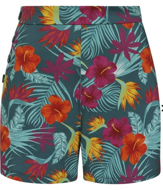 Tropical Hibiscus Shorts