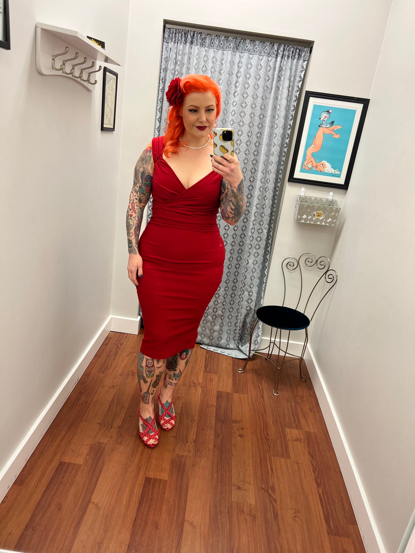Red Wiggle Dress