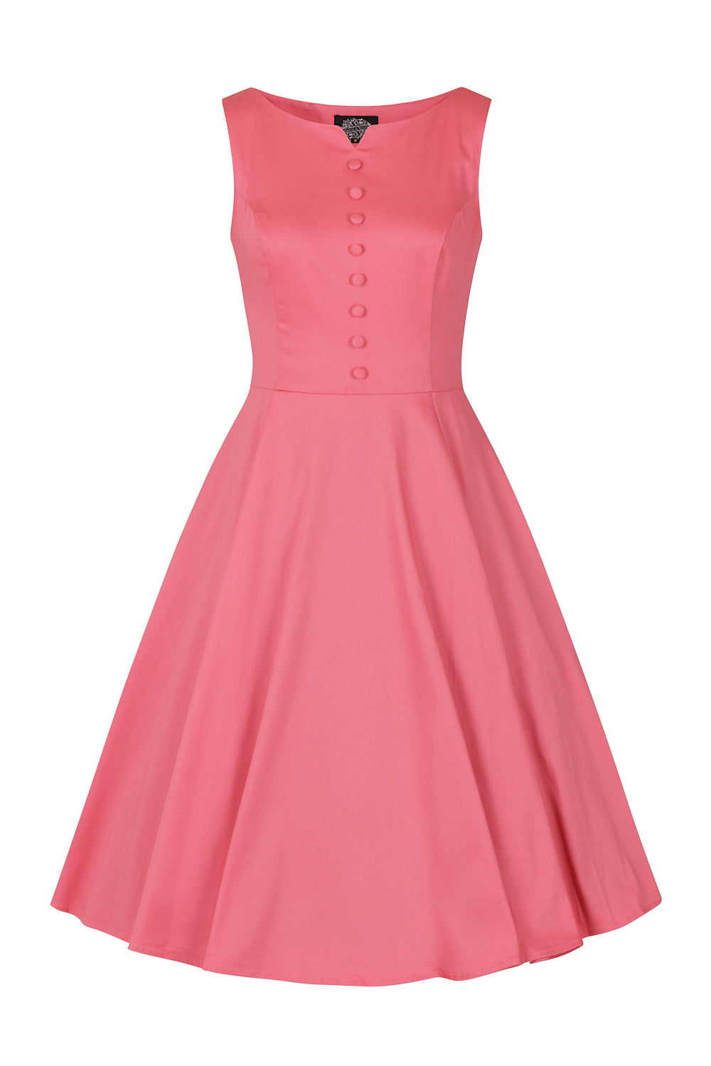 Coral Pink Swing Dress