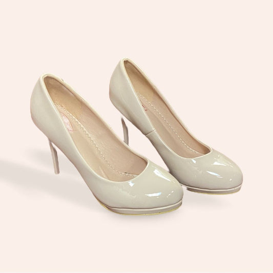 Patent Pumps - Ivory